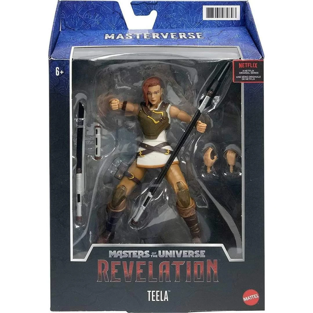 MATTEL TEELA FIGURA 18 CM MASTERS OF THE UNIVERSE REVELATION 3 MATTEL TEELA FIGURA 18 CM MASTERS OF THE UNIVERSE REVELATION