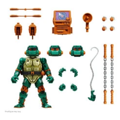 Tortugas Ninja Figura Ultimates Warrior Metalhead Michelangelo 18 Cm -Frikanime Ventas 20002