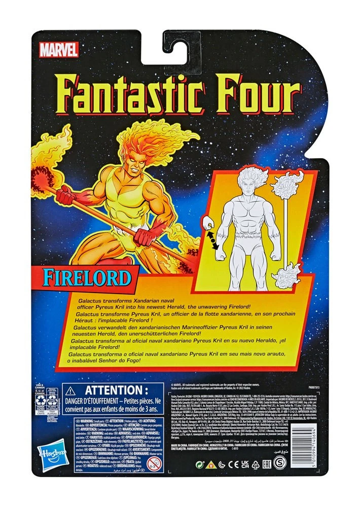 Hasbro Fantastic Four Marvel Legends Series Figura 2022 Firelord 15 Cm 8 Hasbro Fantastic Four Marvel Legends Series Figura 2022 Firelord 15 Cm - Imagen 6