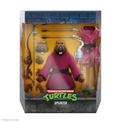 Tortugas Ninja Figura Ultimates Splinter (Flocked) 18 Cm 9 Tortugas Ninja Figura Ultimates Splinter (Flocked) 18 Cm -Frikanime Ventas 24704