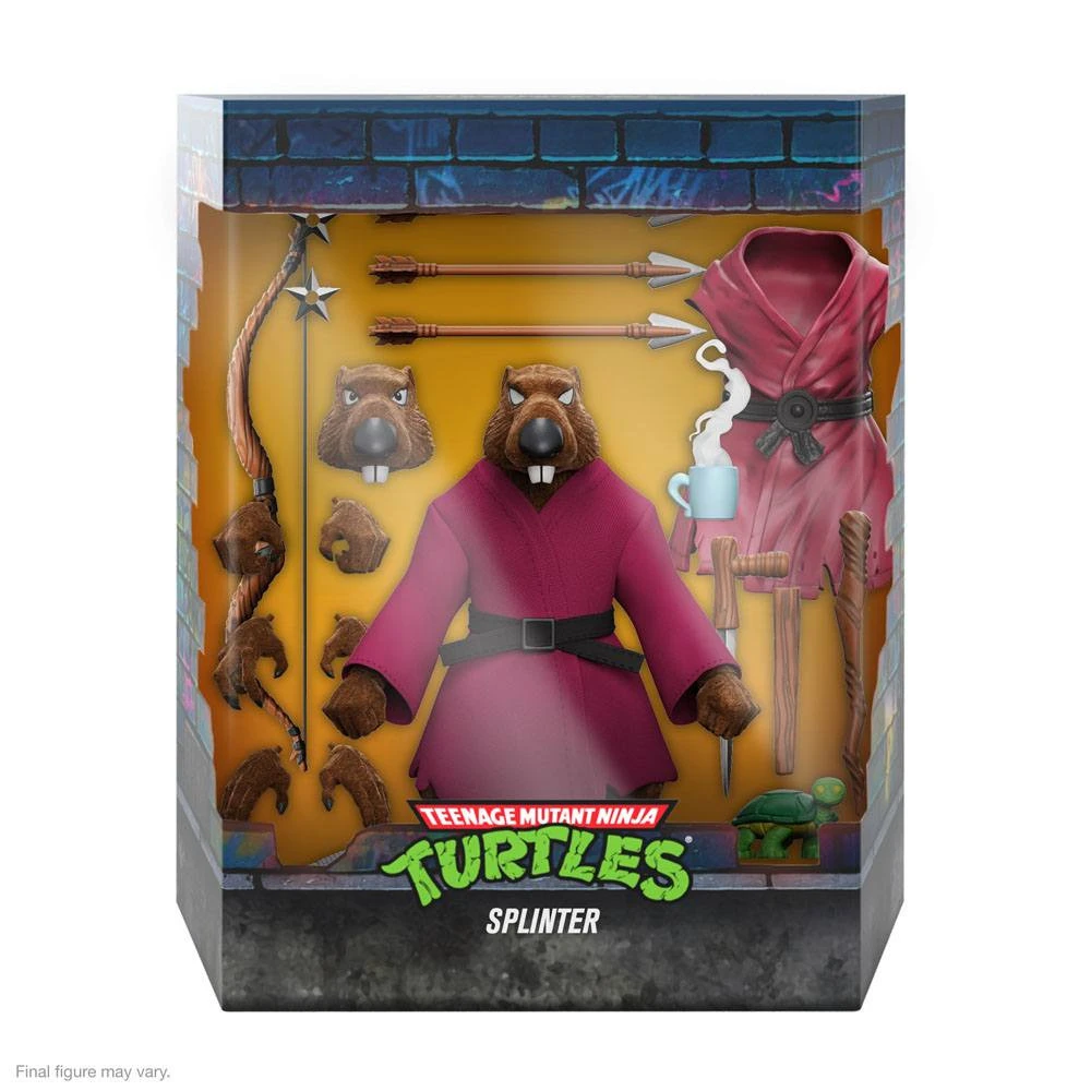 Tortugas Ninja Figura Ultimates Splinter (Flocked) 18 Cm 5 Tortugas Ninja Figura Ultimates Splinter (Flocked) 18 Cm - Imagen 3