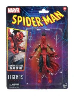Spider-Man Marvel Legends Retro Collection Figura Elektra Natchios Daredevil 15 Cm