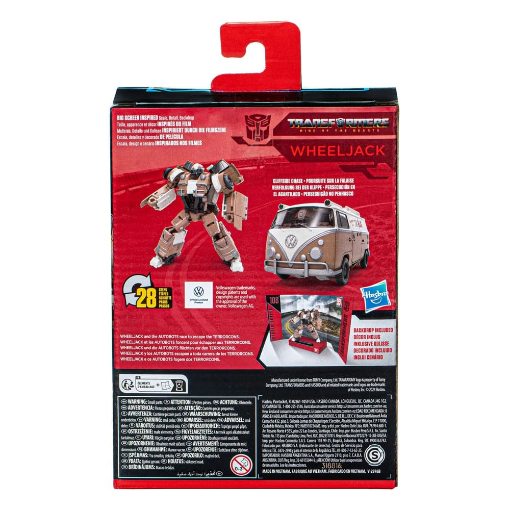 Hasbro WHEELJACK TRANSFORMERS: EL DESPERTAR DE LAS BESTIAS GENERATIONS STUDIO SERIES DELUXE CLASS 4 Hasbro WHEELJACK TRANSFORMERS: EL DESPERTAR DE LAS BESTIAS GENERATIONS STUDIO SERIES DELUXE CLASS - Imagen 2