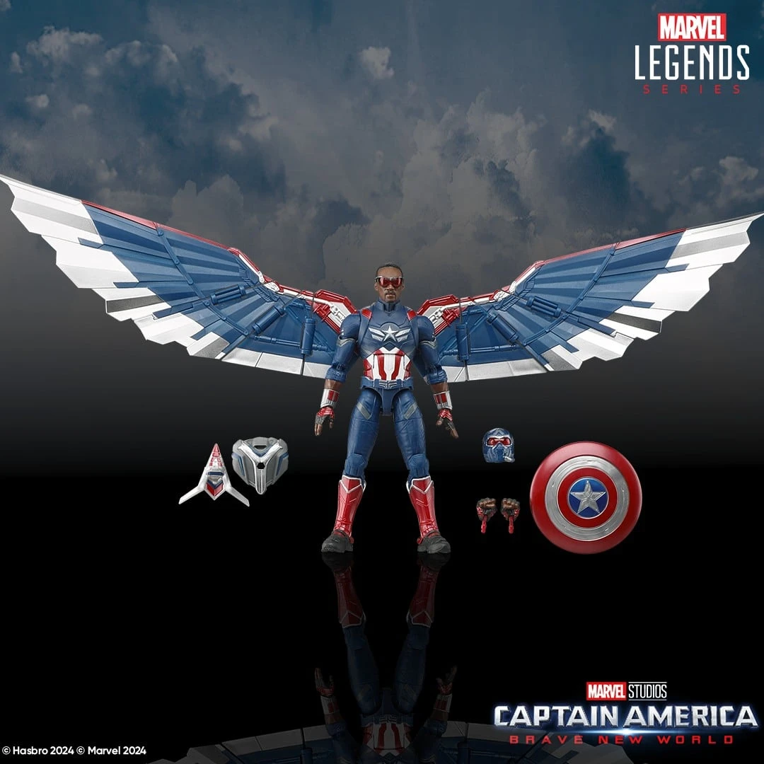 Hasbro CAPTAIN AMERICA BRAVE NEW WORLD MARVEL LEGENDS SERIES 3 Hasbro CAPTAIN AMERICA BRAVE NEW WORLD MARVEL LEGENDS SERIES