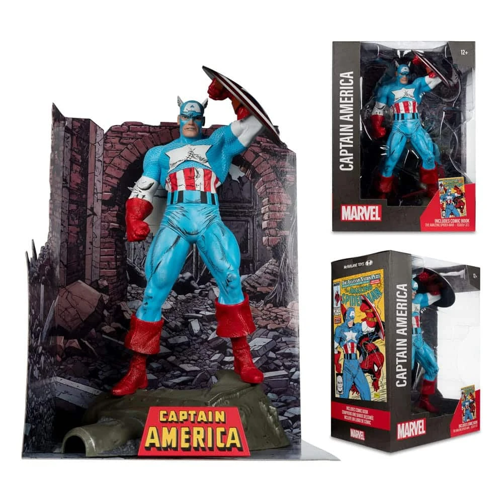 CAPTAIN AMERICA (THE AMAZING SPIDER-MAN 323) MARVEL 1/6 6 CAPTAIN AMERICA (THE AMAZING SPIDER-MAN 323) MARVEL 1/6 - Imagen 4