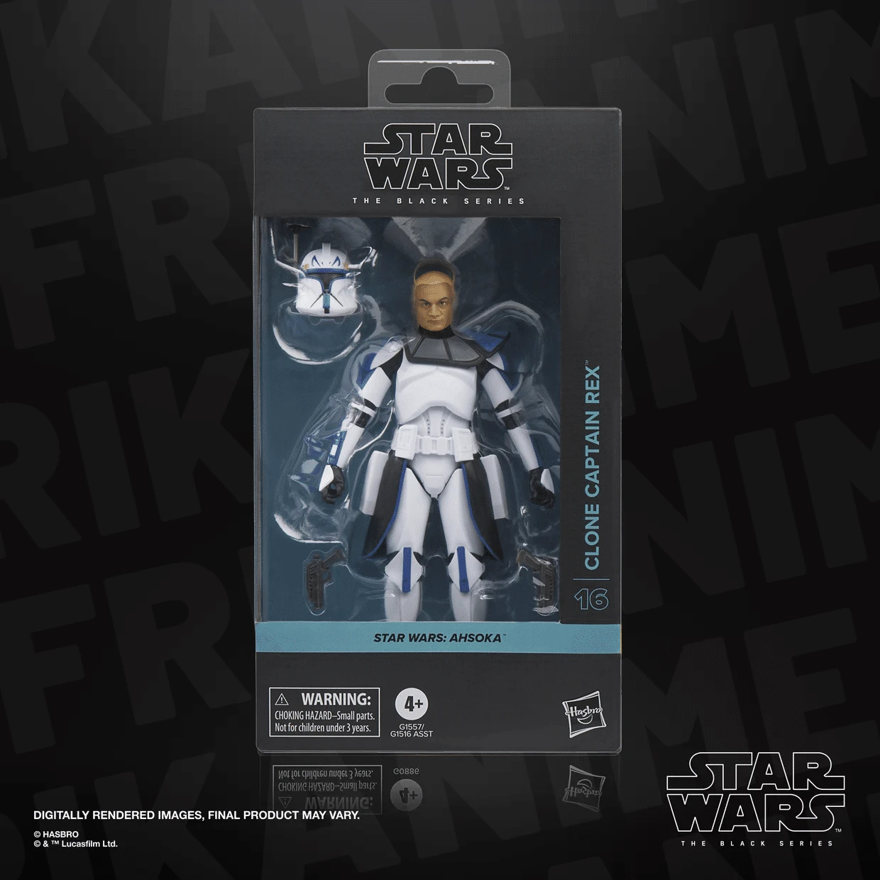 Hasbro CLONE CAPTAIN REX BLACK SERIES STAR WARS AHSOKA 3 Hasbro CLONE CAPTAIN REX BLACK SERIES STAR WARS AHSOKA