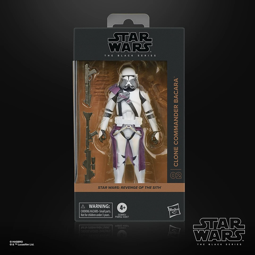Hasbro CLONE COMMANDER BACARA BLACK SERIES STAR WARS 3 Hasbro CLONE COMMANDER BACARA BLACK SERIES STAR WARS