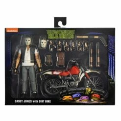 NECA DELUXE MOVIE REALIZATION CASEY JONES TEENAGE MUTANT NINJA TURTLES 1990 MOVIE