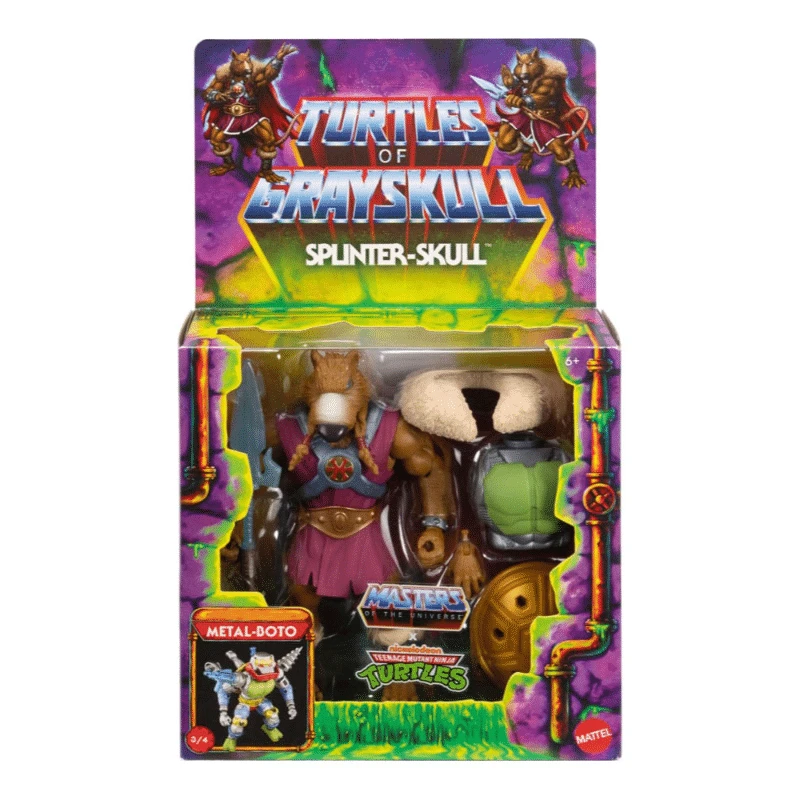 MATTEL DELUXE SPLINTER-SKULL MOTU X TMNT: TURTLES OF GRAYSKULL 9 MATTEL DELUXE SPLINTER-SKULL MOTU X TMNT: TURTLES OF GRAYSKULL - Imagen 7