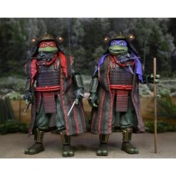 NECA DONATELLO & RAPHAEL TEENAGE MUTANT NINJA TURTLES 3 MOVIE