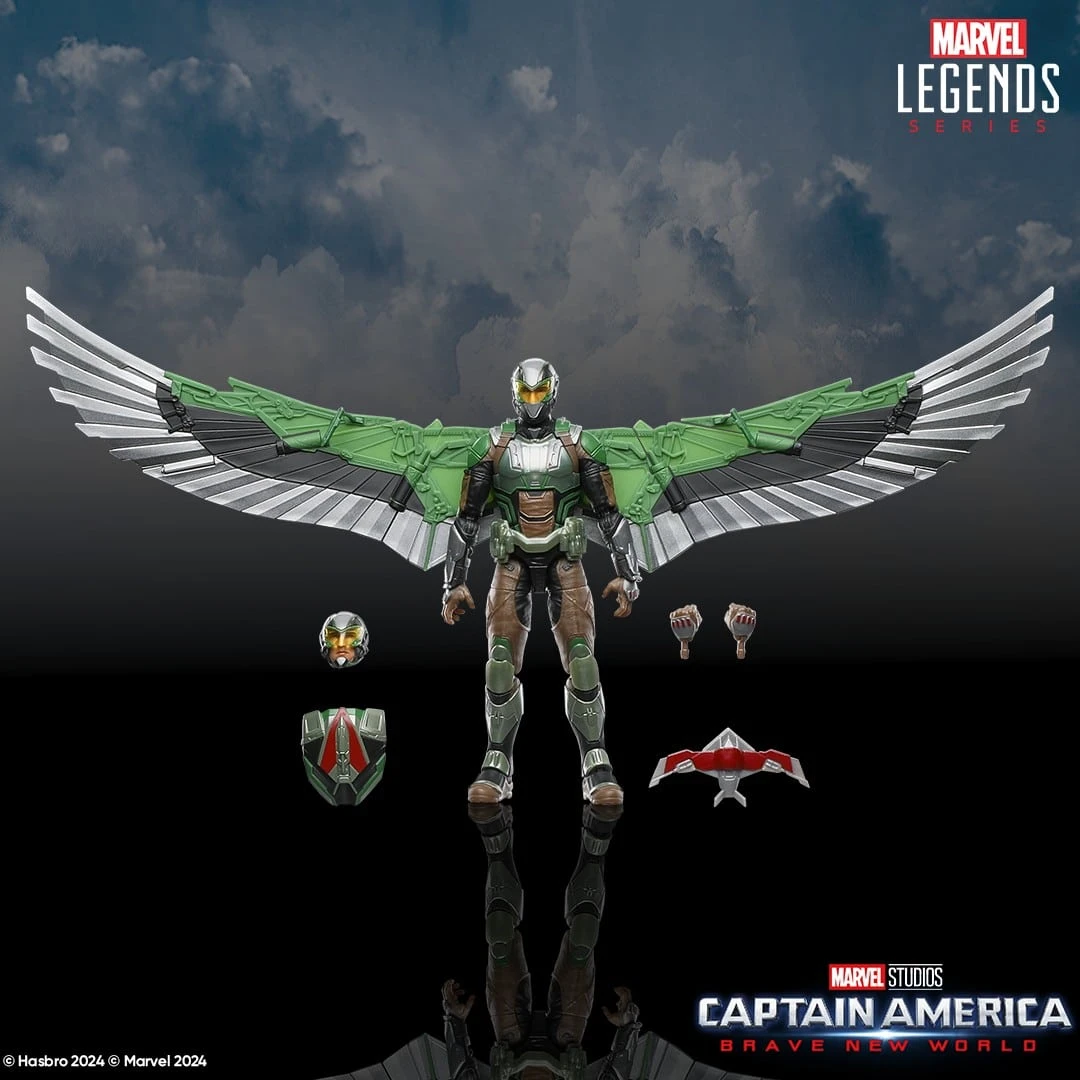 Hasbro FALCON CAPTAIN AMERICA BRAVE NEW WORLD MARVEL LEGENDS SERIES 5 Hasbro FALCON CAPTAIN AMERICA BRAVE NEW WORLD MARVEL LEGENDS SERIES - Imagen 3