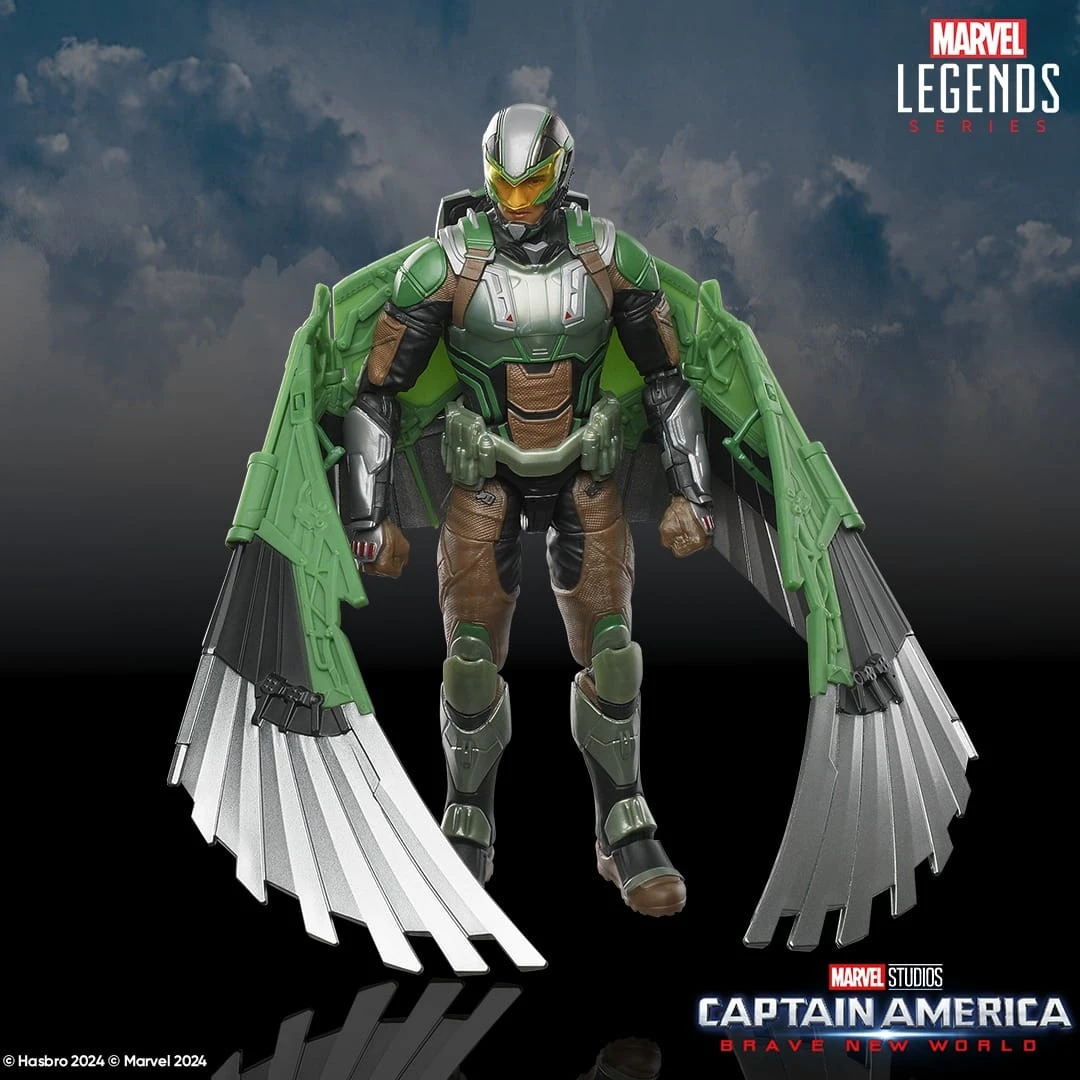 Hasbro FALCON CAPTAIN AMERICA BRAVE NEW WORLD MARVEL LEGENDS SERIES 3 Hasbro FALCON CAPTAIN AMERICA BRAVE NEW WORLD MARVEL LEGENDS SERIES