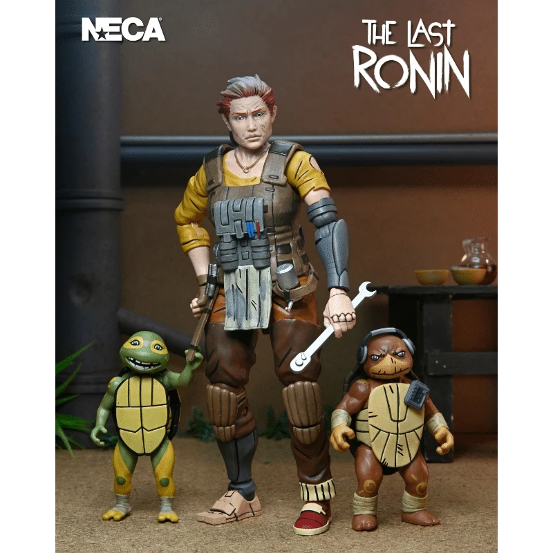 NECA GRAMMY APRIL WITH BABY YI & MOJA TEENAGE MUTANT NINJA TURTLES THE LAST RONIN THE LOST YEARS 3 NECA GRAMMY APRIL WITH BABY YI & MOJA TEENAGE MUTANT NINJA TURTLES THE LAST RONIN THE LOST YEARS