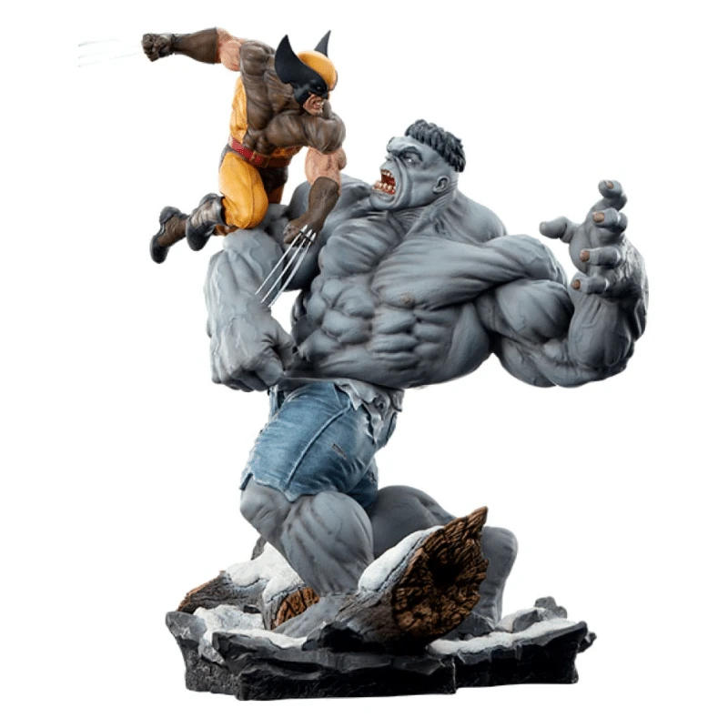 GREY HULK VS WOLVERINE MARVEL SIDESHOW 4 GREY HULK VS WOLVERINE MARVEL SIDESHOW - Imagen 2