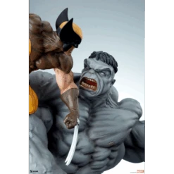 GREY HULK VS WOLVERINE MARVEL SIDESHOW 25 GREY HULK VS WOLVERINE MARVEL SIDESHOW -Frikanime Ventas GREY HULK VS WOLVERINE MARVEL SIDESHOW 11