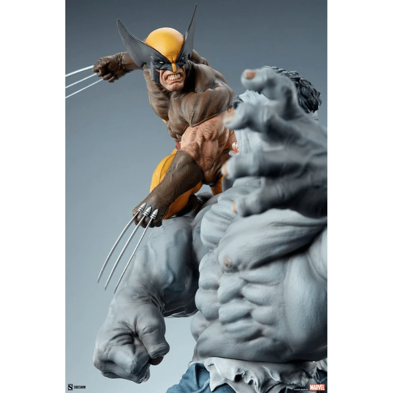 GREY HULK VS WOLVERINE MARVEL SIDESHOW 14 GREY HULK VS WOLVERINE MARVEL SIDESHOW - Imagen 12