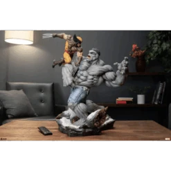 GREY HULK VS WOLVERINE MARVEL SIDESHOW 17 GREY HULK VS WOLVERINE MARVEL SIDESHOW -Frikanime Ventas GREY HULK VS WOLVERINE MARVEL SIDESHOW 2
