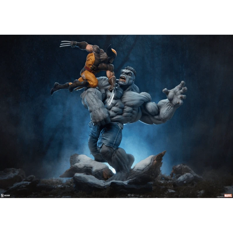 GREY HULK VS WOLVERINE MARVEL SIDESHOW 6 GREY HULK VS WOLVERINE MARVEL SIDESHOW - Imagen 4