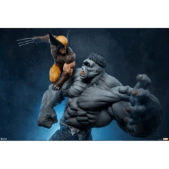 GREY HULK VS WOLVERINE MARVEL SIDESHOW 19 GREY HULK VS WOLVERINE MARVEL SIDESHOW -Frikanime Ventas GREY HULK VS WOLVERINE MARVEL SIDESHOW 4