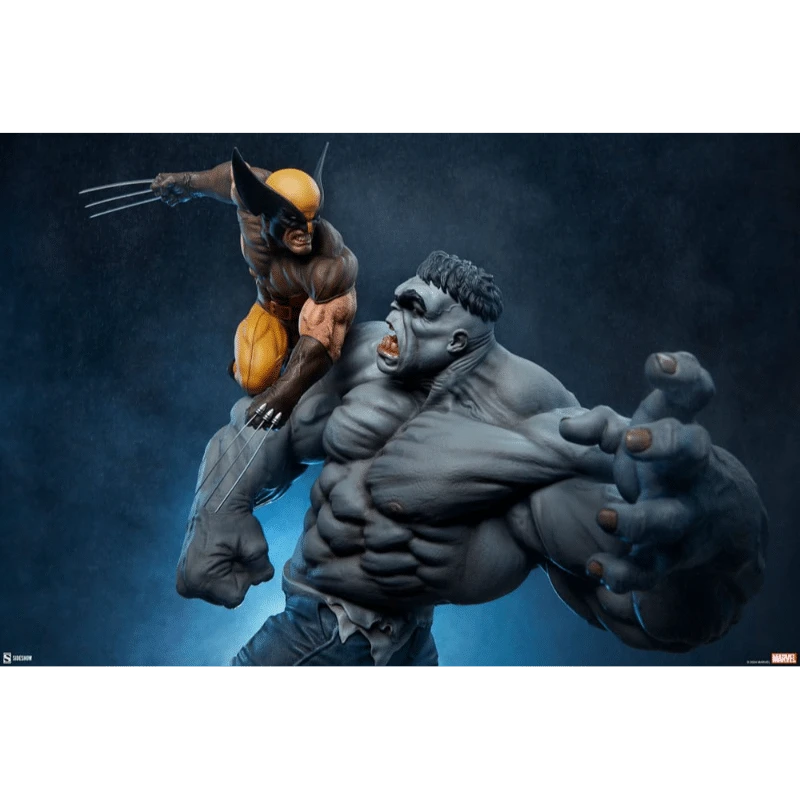 GREY HULK VS WOLVERINE MARVEL SIDESHOW 7 GREY HULK VS WOLVERINE MARVEL SIDESHOW - Imagen 5