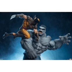 GREY HULK VS WOLVERINE MARVEL SIDESHOW 20 GREY HULK VS WOLVERINE MARVEL SIDESHOW -Frikanime Ventas GREY HULK VS WOLVERINE MARVEL SIDESHOW 5