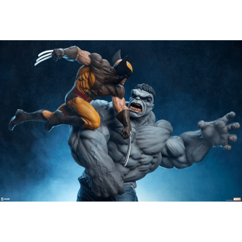GREY HULK VS WOLVERINE MARVEL SIDESHOW 8 GREY HULK VS WOLVERINE MARVEL SIDESHOW - Imagen 6