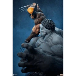 GREY HULK VS WOLVERINE MARVEL SIDESHOW 21 GREY HULK VS WOLVERINE MARVEL SIDESHOW -Frikanime Ventas GREY HULK VS WOLVERINE MARVEL SIDESHOW 6