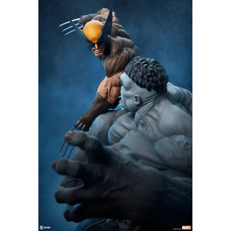 GREY HULK VS WOLVERINE MARVEL SIDESHOW 9 GREY HULK VS WOLVERINE MARVEL SIDESHOW - Imagen 7