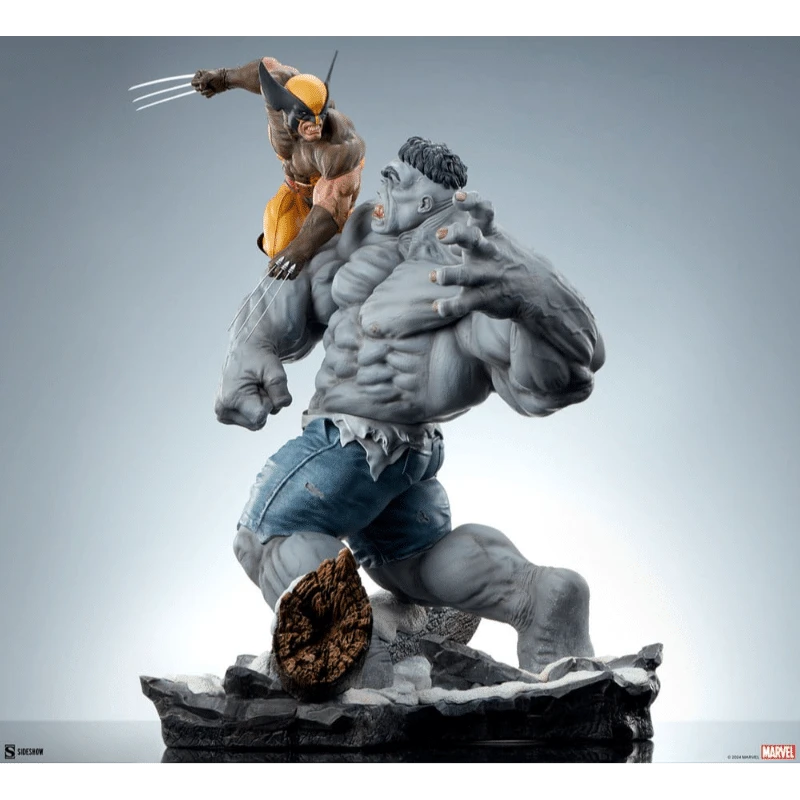 GREY HULK VS WOLVERINE MARVEL SIDESHOW 11 GREY HULK VS WOLVERINE MARVEL SIDESHOW - Imagen 9