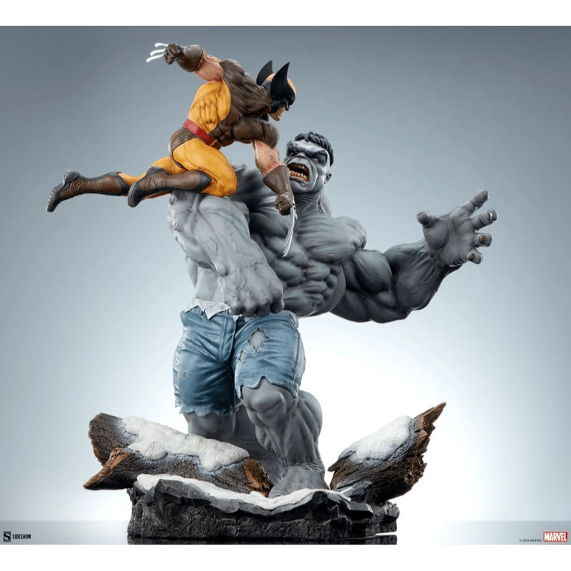 GREY HULK VS WOLVERINE MARVEL SIDESHOW 12 GREY HULK VS WOLVERINE MARVEL SIDESHOW - Imagen 10
