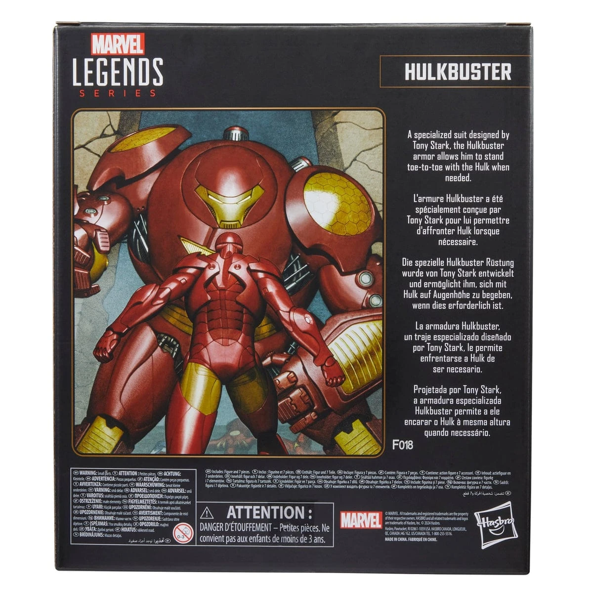 Hasbro HULKBUSTER CELEBRATING 85 YEARS MARVEL LEGENDS SERIES 10 Hasbro HULKBUSTER CELEBRATING 85 YEARS MARVEL LEGENDS SERIES - Imagen 8
