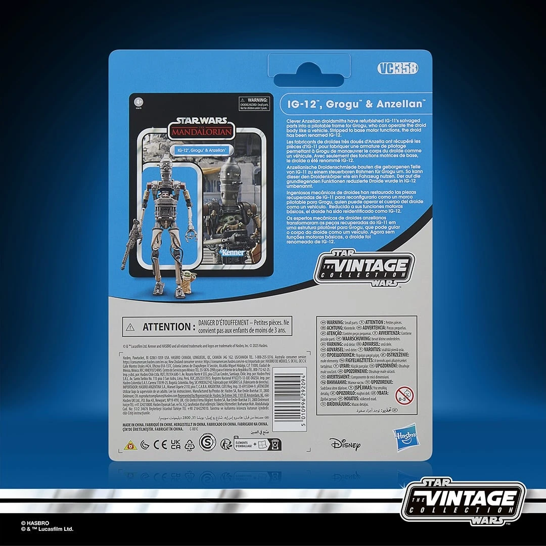 Hasbro IG-12, GROGU & ANZELLAN VINTAGE COLLECTION STAR WARS THE MANDALORIAN 10 Hasbro IG-12, GROGU & ANZELLAN VINTAGE COLLECTION STAR WARS THE MANDALORIAN - Imagen 8