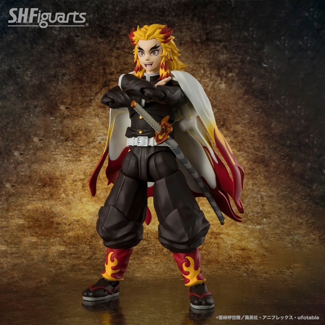 KYOJURO RENGOKU DEMON SLAYER KIMETSU NO YAIBA SH FIGUARTS 3 KYOJURO RENGOKU DEMON SLAYER KIMETSU NO YAIBA SH FIGUARTS
