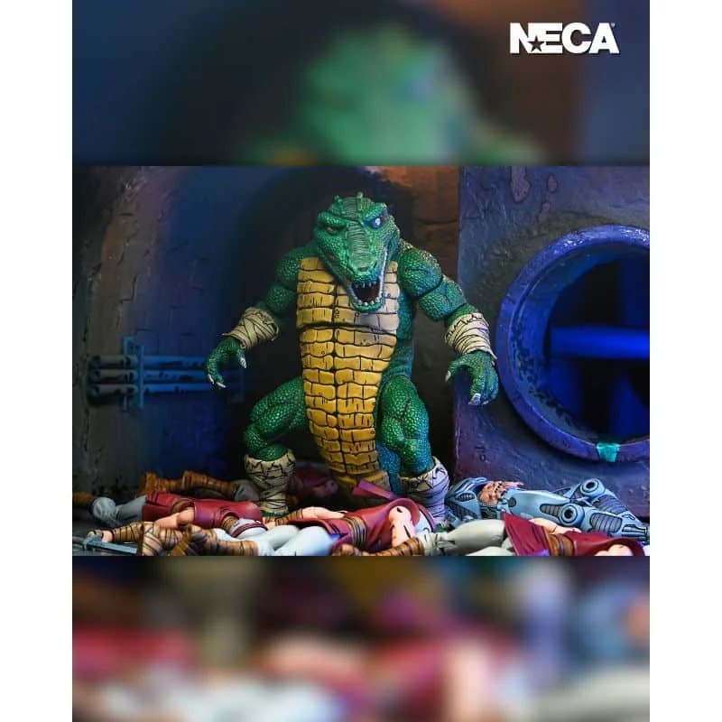 NECA LEATHERHEAD DELUXE TEENAGE MUTANT NINJA TURTLES MIRAGE COMICS 8 NECA LEATHERHEAD DELUXE TEENAGE MUTANT NINJA TURTLES MIRAGE COMICS - Imagen 6