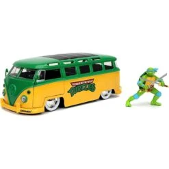 JADA LEONARDO & 1962 VOLKSWAGEN BUS TMNT 1/24
