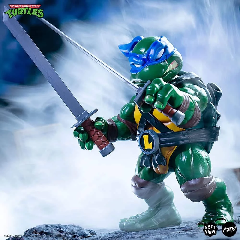 LEONARDO TMNT SOFT VINYL MONDO 1/6 4 LEONARDO TMNT SOFT VINYL MONDO 1/6 - Imagen 2