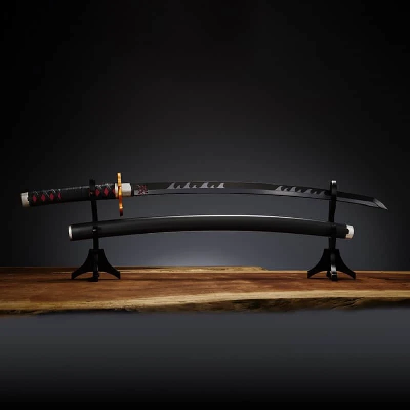NICHIRIN SWORD (TANJIRO KAMADO) KYOJURO RENGOKUS SWORD GUARD VERSION REPLICA DEMON SLAYER KIMETSU NO YAIBA PROPLICA 3 NICHIRIN SWORD (TANJIRO KAMADO) KYOJURO RENGOKUS SWORD GUARD VERSION REPLICA DEMON SLAYER KIMETSU NO YAIBA PROPLICA