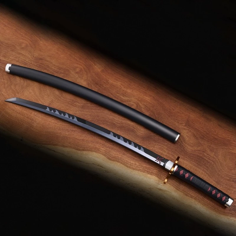 NICHIRIN SWORD (TANJIRO KAMADO) KYOJURO RENGOKUS SWORD GUARD VERSION REPLICA DEMON SLAYER KIMETSU NO YAIBA PROPLICA 4 NICHIRIN SWORD (TANJIRO KAMADO) KYOJURO RENGOKUS SWORD GUARD VERSION REPLICA DEMON SLAYER KIMETSU NO YAIBA PROPLICA - Imagen 2