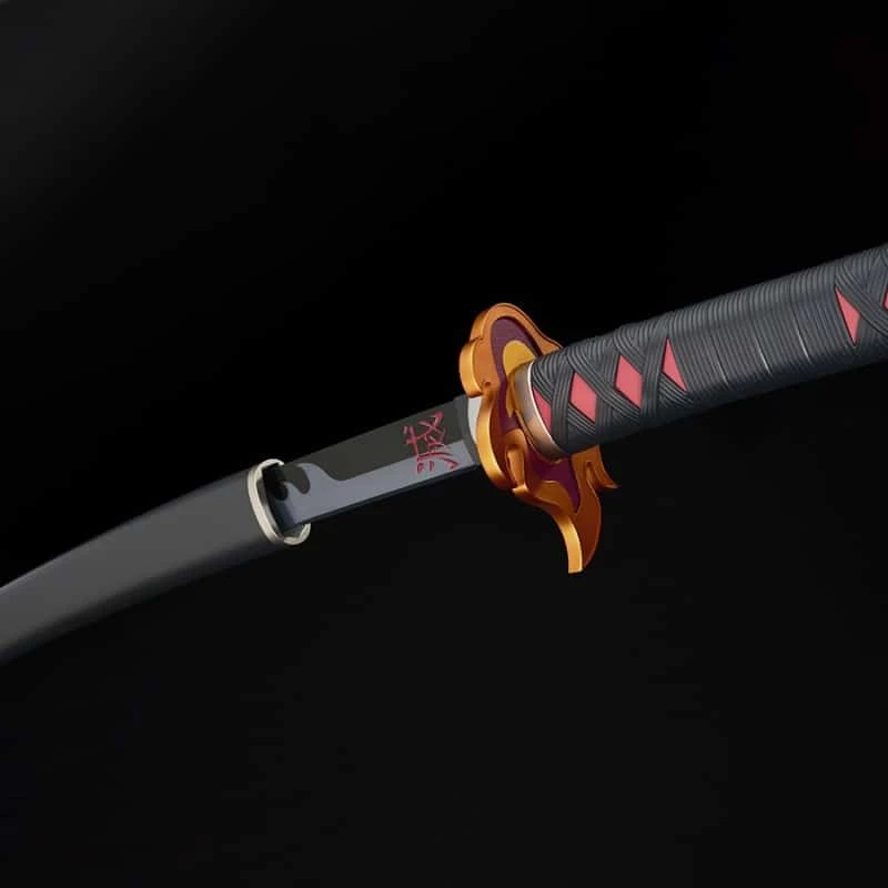 NICHIRIN SWORD (TANJIRO KAMADO) KYOJURO RENGOKUS SWORD GUARD VERSION REPLICA DEMON SLAYER KIMETSU NO YAIBA PROPLICA 8 NICHIRIN SWORD (TANJIRO KAMADO) KYOJURO RENGOKUS SWORD GUARD VERSION REPLICA DEMON SLAYER KIMETSU NO YAIBA PROPLICA - Imagen 6