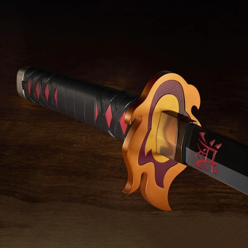 NICHIRIN SWORD (TANJIRO KAMADO) KYOJURO RENGOKUS SWORD GUARD VERSION REPLICA DEMON SLAYER KIMETSU NO YAIBA PROPLICA 9 NICHIRIN SWORD (TANJIRO KAMADO) KYOJURO RENGOKUS SWORD GUARD VERSION REPLICA DEMON SLAYER KIMETSU NO YAIBA PROPLICA - Imagen 7