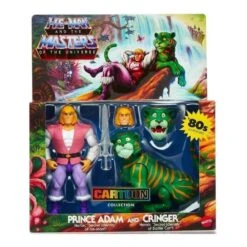 MATTEL PRINCIPE ADAM AND CRINGER CARTOON COLLECTION MASTERS OF THE UNIVERSE ORIGINS