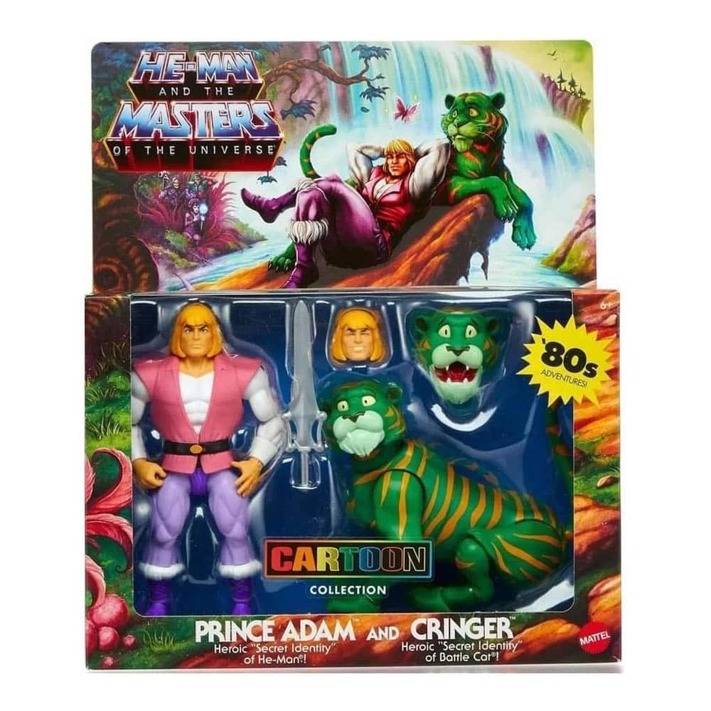 MATTEL PRINCIPE ADAM AND CRINGER CARTOON COLLECTION MASTERS OF THE UNIVERSE ORIGINS 3 MATTEL PRINCIPE ADAM AND CRINGER CARTOON COLLECTION MASTERS OF THE UNIVERSE ORIGINS