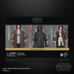 Hasbro QUI-GON JINN, DARTH MAUL, OBI-WAN KENOBI BLACK SERIES STAR WARS THE PHANTOM MENACE