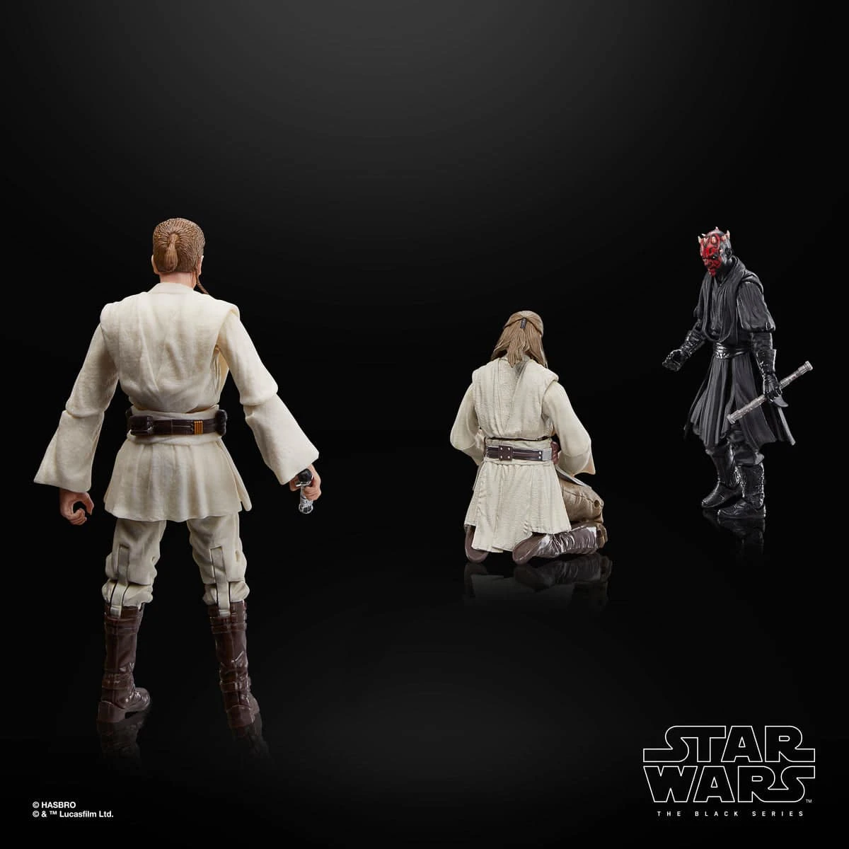 Hasbro QUI-GON JINN, DARTH MAUL, OBI-WAN KENOBI BLACK SERIES STAR WARS THE PHANTOM MENACE 4 Hasbro QUI-GON JINN, DARTH MAUL, OBI-WAN KENOBI BLACK SERIES STAR WARS THE PHANTOM MENACE - Imagen 3