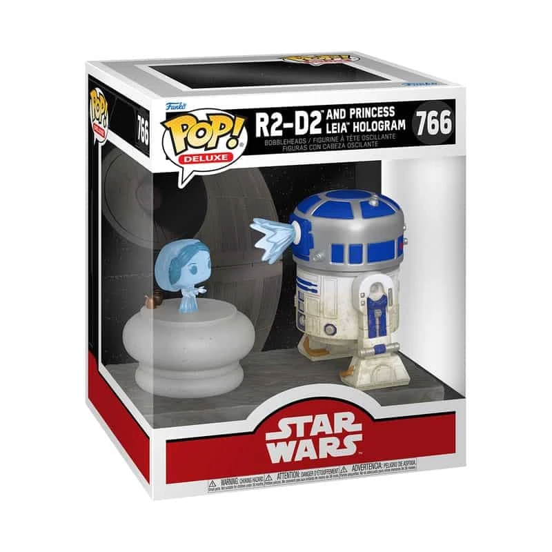 R2D2 AND PRINCESS LEIA HOLOGRAM FUNKO POP 4 R2D2 AND PRINCESS LEIA HOLOGRAM FUNKO POP - Imagen 2