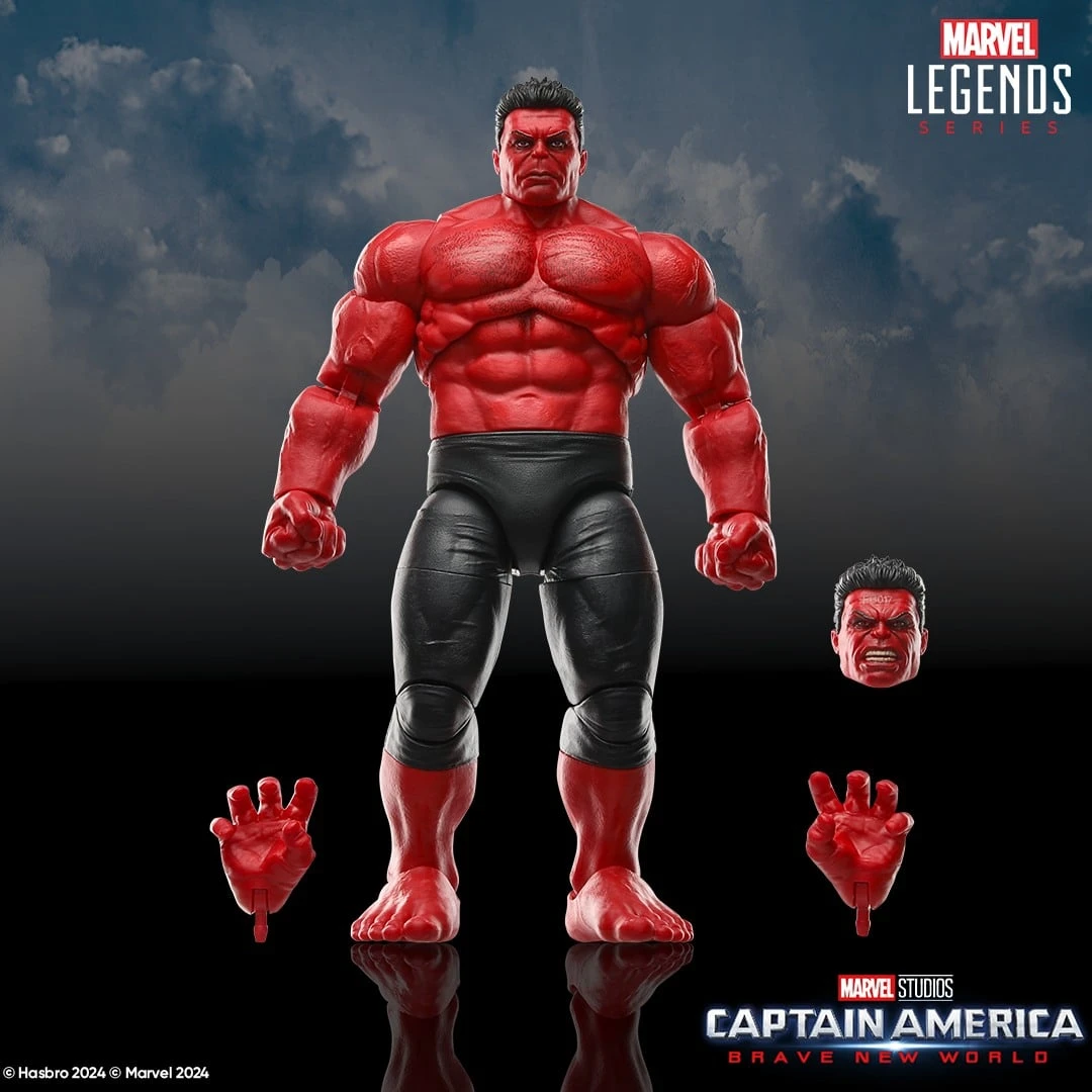 Hasbro RED HULK CAPTAIN AMERICA BRAVE NEW WORLD MARVEL LEGENDS SERIES 3 Hasbro RED HULK CAPTAIN AMERICA BRAVE NEW WORLD MARVEL LEGENDS SERIES