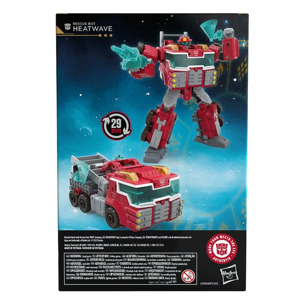 Hasbro RESCUE BOT HEATWAVE TRANSFORMERS AGE OF THE PRIMES VOYAGER CLASS 8 Hasbro RESCUE BOT HEATWAVE TRANSFORMERS AGE OF THE PRIMES VOYAGER CLASS - Imagen 6