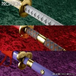 RORONOA ZORO THREE SWORD STYLE SET REPLICA ONE PIECE PROPLICA -Frikanime Ventas RORONOA ZORO THREE SWORD STYLE SET REPLICA ONE PIECE PROPLICA 8
