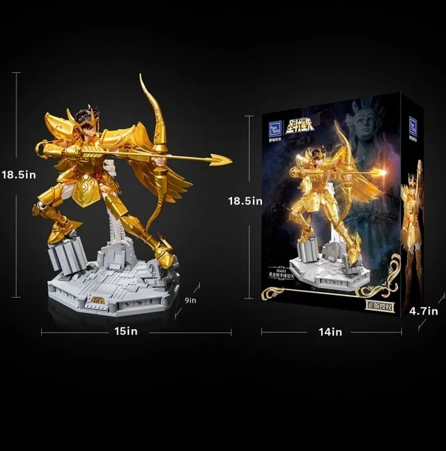 SAGITTARIUS THE GOLD ARCHER SET CONSTRUCCION SAINT SEIYA 4 SAGITTARIUS THE GOLD ARCHER SET CONSTRUCCION SAINT SEIYA - Imagen 2