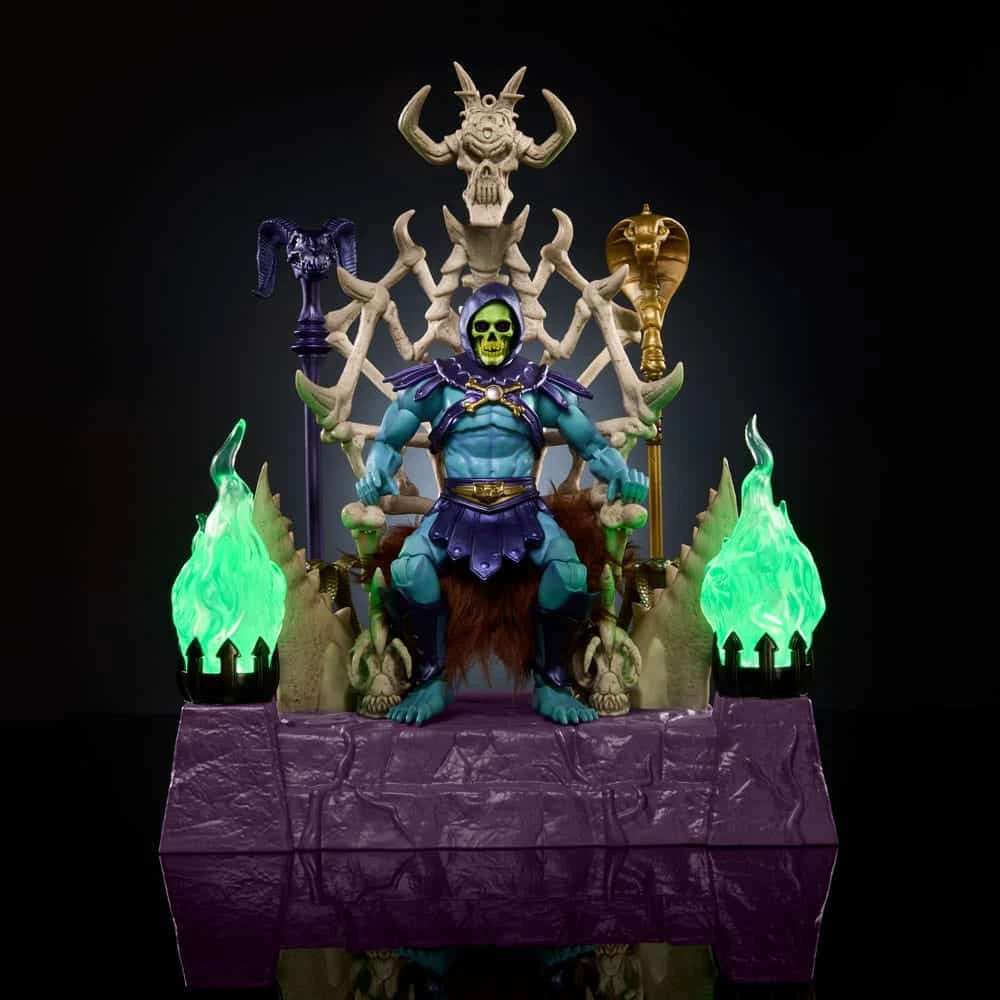 MATTEL SKELETOR & THRONE MASTERS OF THE UNIVERSE NEW ETERNIA MASTERVERSE 3 MATTEL SKELETOR & THRONE MASTERS OF THE UNIVERSE NEW ETERNIA MASTERVERSE
